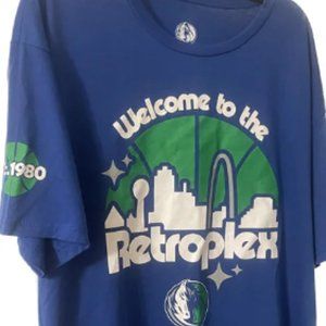 Dallas Mavericks Throwback Shirt XL Retroplex NBA Basketball